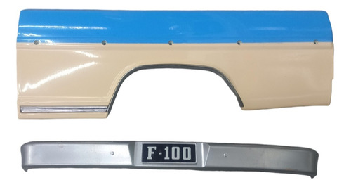 Fasiculo Ford F100 Escala 1:8 Lateral De Caja Izq , Paragolp
