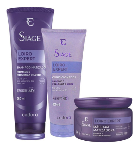 Kit Siage Eudora Loiro Expert C/3