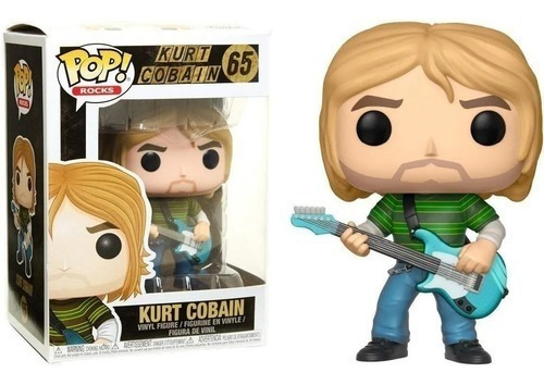 Imagen 1 de 2 de Kurt Cobain Nirvana Funko Pop Rocks 65 Original Importado