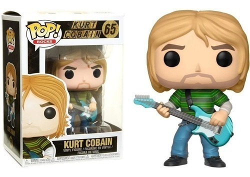 Kurt Cobain Nirvana Funko Pop Rocks 65 Original Importado