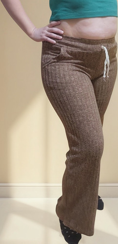 Pantalòn Palazzo De Lanilla Morley Con Bolsillos
