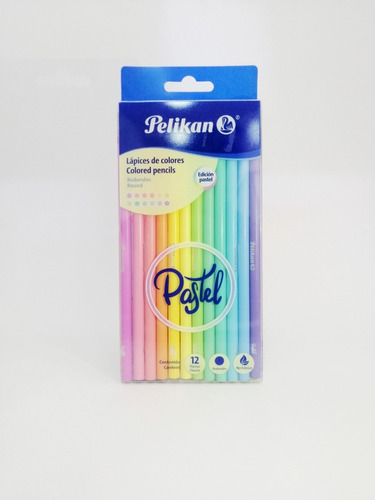 Colores Pastel Pelikan  X 12