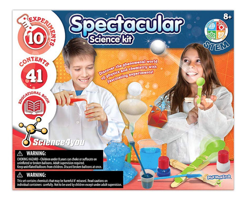 Playmonster Science4you - Ciencia Espectacular - 10 Experim.