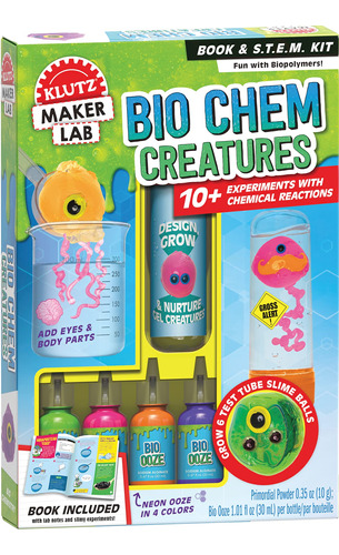 Klutz Bio Chem Creatures - Kit De Laboratorio Steam