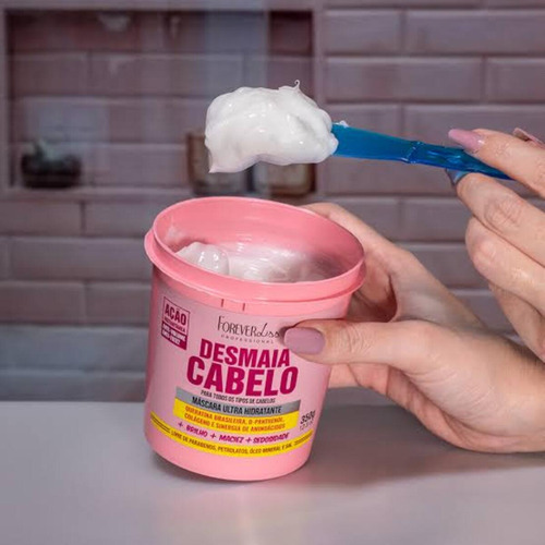 Kit Desmaia Cabelo Anti Frizz E Volume Forever Liss
