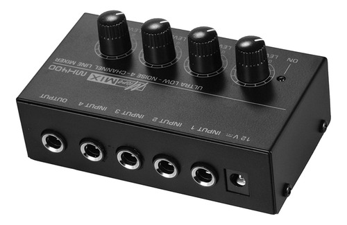 Mezclador De Audio De 4 Canales Consola Mezcladora