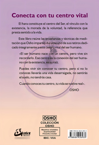Hara La Puerta Hacia El Centro De Tu Ser - Osho - Ed Gaia