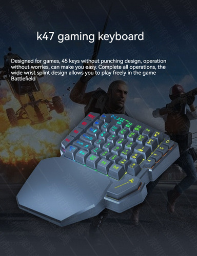 Set De Teclado Para Mano Izquierda Con Una Sola Mano