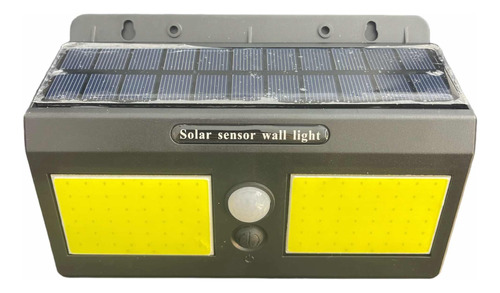 Aplique Solar 6w Led Con Sensor De Movimiento Luz Blanca