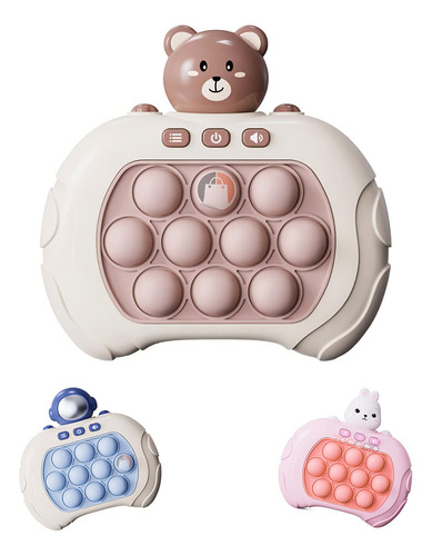 Pop It Electrónico Puzzle Sensorial De Burbujas Antiestres Color Oso