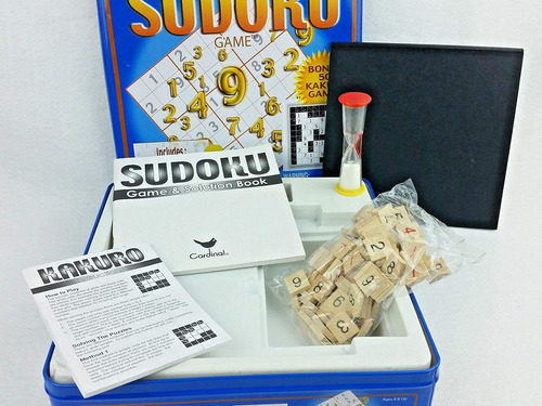 Lata De Juego De Lujo Cardinal Industries Sudoku / Kakuro