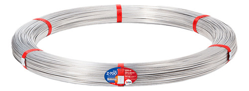 Arame Liso Ovalado Z700 500 M - Belgo Cor Prateado