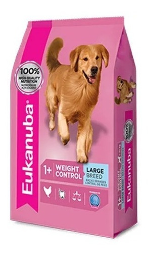 Eukanuba Light Raza Grande 15 Kgs + Regalos Y Envío Gratis*