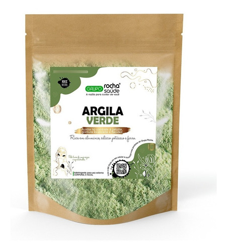 Argila Verde - 200g Tipo de pele Oleosa