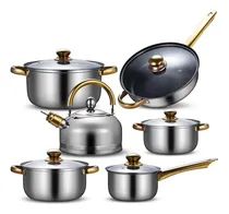 Comprar Juego De Ollas Sartenes Y Batería De Cocina De 12pcs Menaje