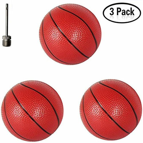 Xstar 3pcs Mini Baketball Patear Pelotas De Goma De Plástico