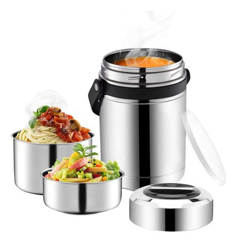 Ssawcasa Thermos For Hot Food, 3 Layered 61oz Thermos 37855