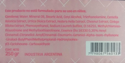 Imagen 2 de 2 de Crema Para Masajes Reductores Con Centella Hierbas Del Oasis