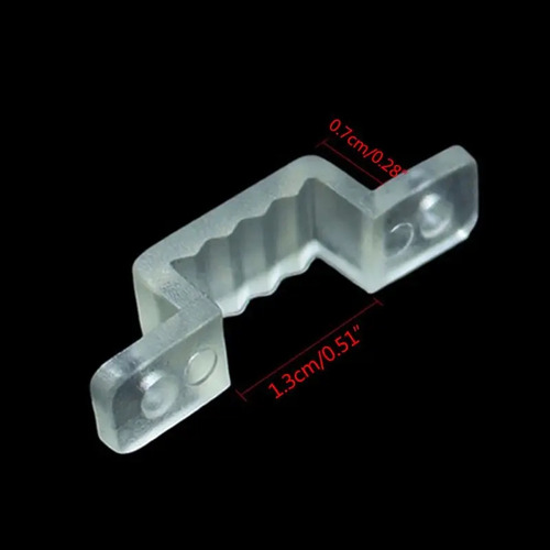 Set 12 Abrazaderas De Silicona Para Montaje De Luces Led