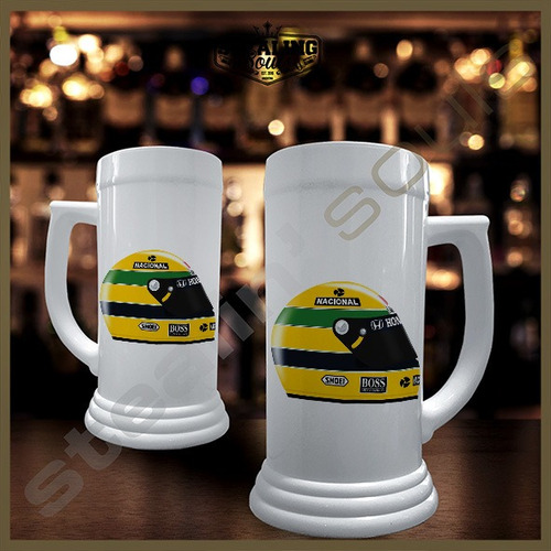 Chopp Plastico Cerveza | Formula 1 #029 | F1 Ayrton Senna