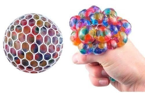 2 Squishy Mesh Ball Antiestres Villa Crespo