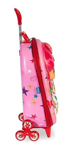 Imagem 6 de 10 de Mochilete Moranguinho Pets 3d Mochila Escolar + Lancheira