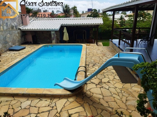Imagem 9 de 21 de Casa 4/4 Sendo 2 Suítes, Varanda, Aldeias De Jacuípe - Barra Do Jacuípe - Ca01163 - 70537018