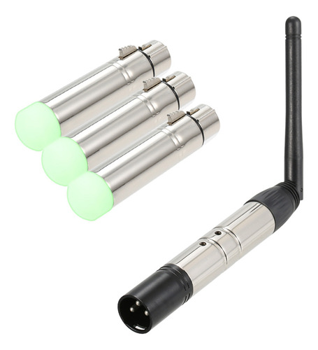 Kit De Transmisor-receptor Dmx512 Portátil De 2,4 G Ism, 4 P