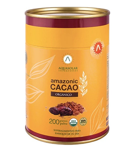 Amazonic Cacao Orgánico / 200gr / Aquasolar