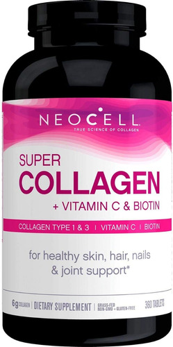 Colageno Tipo 1 & 3 Vitamina C Neocell 360 Tabletas