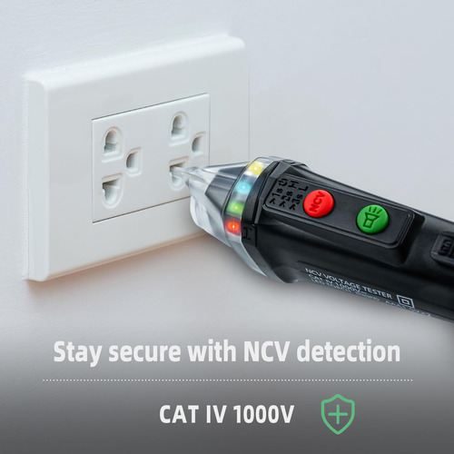 Probador De Voltaje Sin Contacto Con Rango Dual Ca 12v-1000v