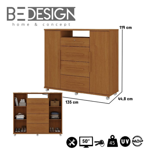 Comoda Multifuncional Mate Zanzini - Be Design