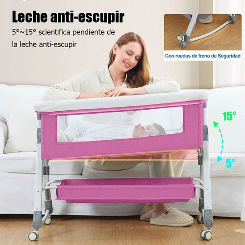 Cuna Corral Bebe Colecho Plegable7en1 Ajustable Y Mosquitero