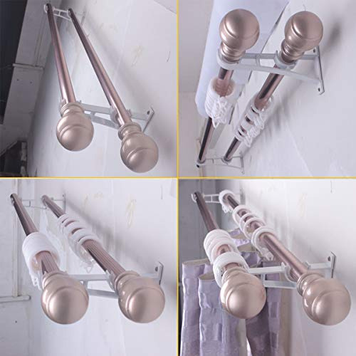 Juego De 4 Soportes Dobles Para Cortinero, Accesorios De Ven