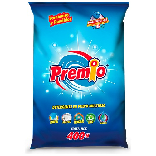 Premio Detergente En Polvo 400g X 50 Unid
