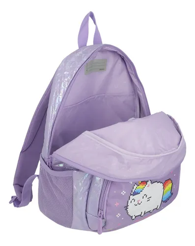 Mochila Xtrem Power 5xt Gato Lila