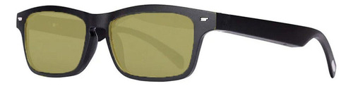 Lentes De Sol Bluetooth Manos Libres Audífonos Inalámbricos Lente Negro Varilla Negro Armazón Negro Diseño Negro