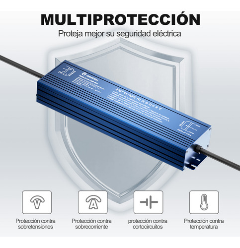 Fuente Poder 12v 100w 8.33a Transformador Exterior Ip67