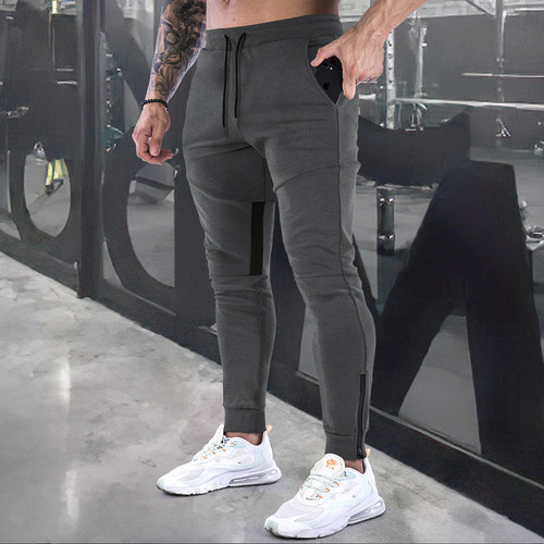Pants Deportivo Para Hombre Gym Cierre Tobillos