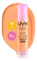 Comprar NYX Professional Makeup Bare With Me Serum Corrector 9ml Tono Tan Suero corrector que cubre ojeras manchas e imperfecciones Cobertura media hidratación hasta por 24H fórmula vegana
