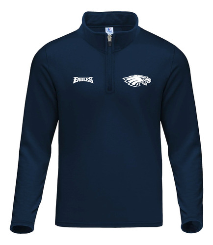 Sudadera Cierre 1/4 Eagles Philadelphia Aguilas Nfl Mod. 01