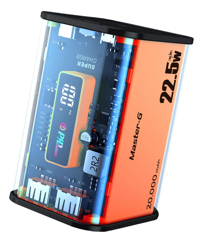 Power Bank 20000 Mah + Audífonos Flexpro Master-g