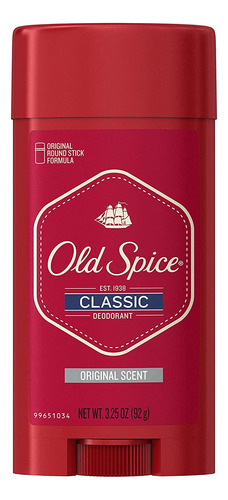 Old Spice Desodorante Clásico, Original De 3.25 Onzas (paq.