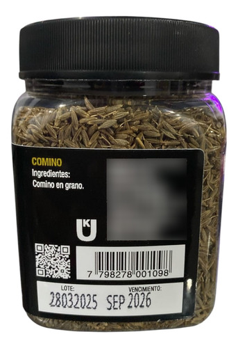 Comino En Granos Dusen 120g Sin Tacc Y Kosher