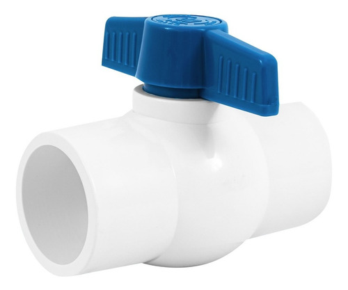 Válvula De Esfera De Pvc, De 1 1/2 , Para Cementar. Foset.