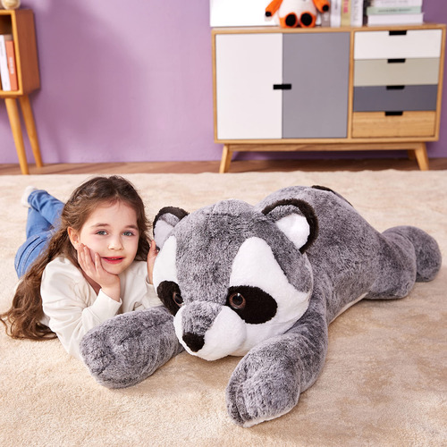 Stuffed Animal Plush Toy Ikasa Giant Raccoon 30cm