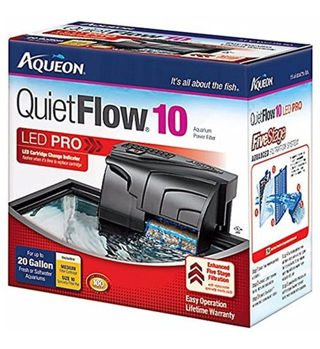 Filtro De Alimentacion Aqueon Quietflow 10 Led Pro Articul