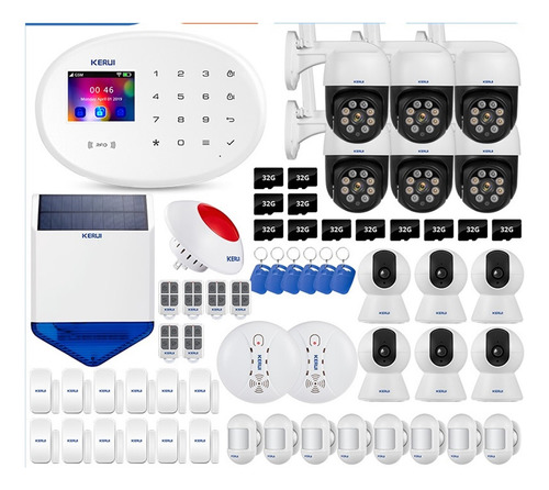 Tuya Inteligente 4g Gsm Wifi Sistema De Alarma For El Hogar