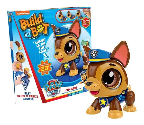 Build A Bot Muñeco Paw Patrol Robot Con Movimiento Chase