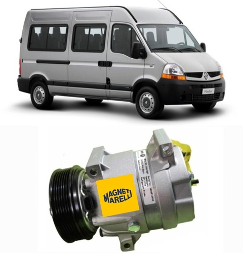 Compressor Ar Cond V5 Renault Master 2.5 Até 2012 Novo Rca